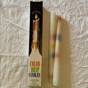 New color drip candles 2 sticks